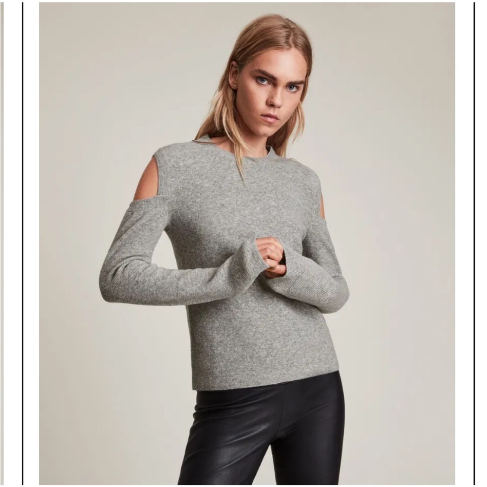 Allsaints Grey Sweater - Elion Jumper